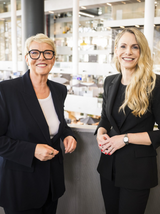 Marion Horn, Vorsitzende der Bild-Chefredaktionen und Bild-Chefredakteurin und Carolin Hulshoff Pol, CEO der Bild-Gruppe