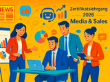 Keyvisual Zertifkatskurs Media & sales