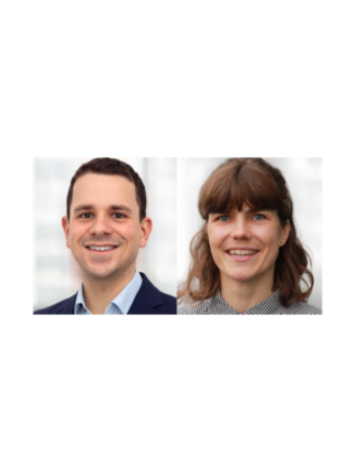 Porträtfoto von Ruben Semmerling und Caroline Drenkmann